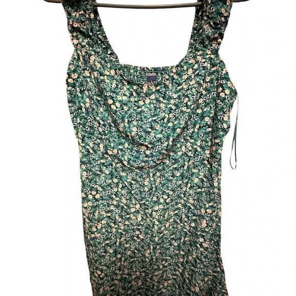 Old Navy Bright Green Casual Summer Dress Size Large - Picture 2 of 3